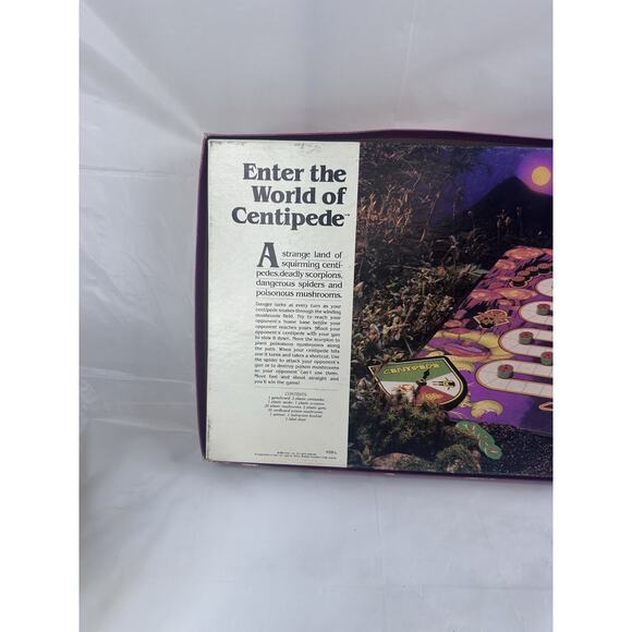 Atari CENTPEDE Board Game by Milton Bradley Made In The USA Vintage 1983 - Picture 8 of 12